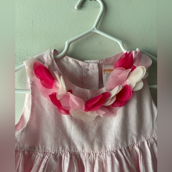 Gymboree spring summer baby girl dress color‎ pink size 18M-24M - Picture 2 of 6